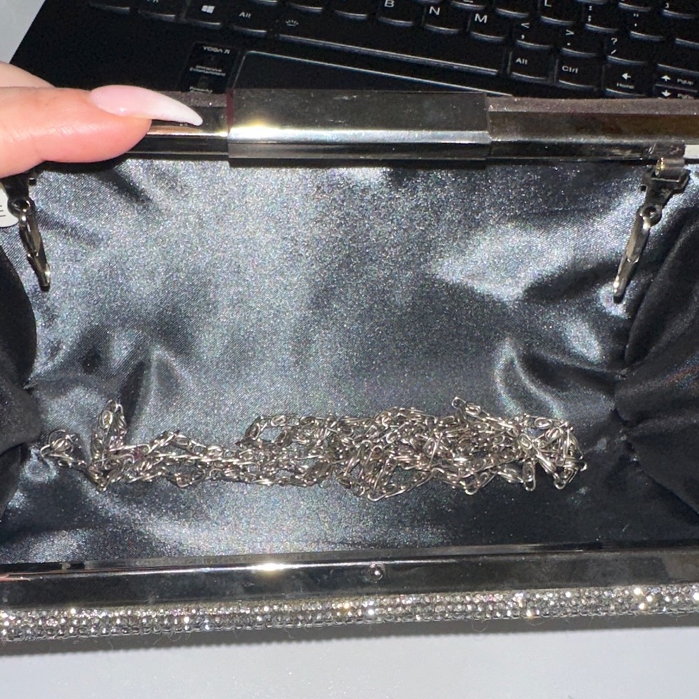 Sparkling Silver Clutch - Picture 7 of 10